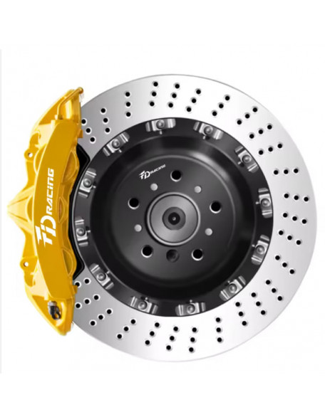 High Performance Racing Custom Car Big Brake Kit Caliper 6 Piston Brake Caliper Porsche Automatic Braking System