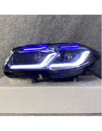 BMW 5 Series 2011-2017 F10 F11 F18 520 525 528 530i full LED headlights upgraded to G30 style